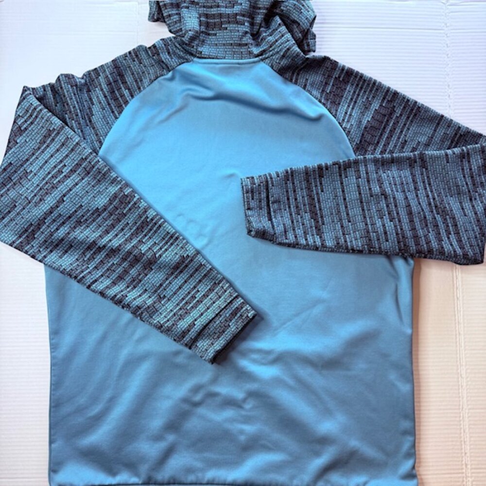 Nike Dri-FIT Fleece Pullover Hoodie Blue Pockets Men's Size XXLT - Picture 9 of 9